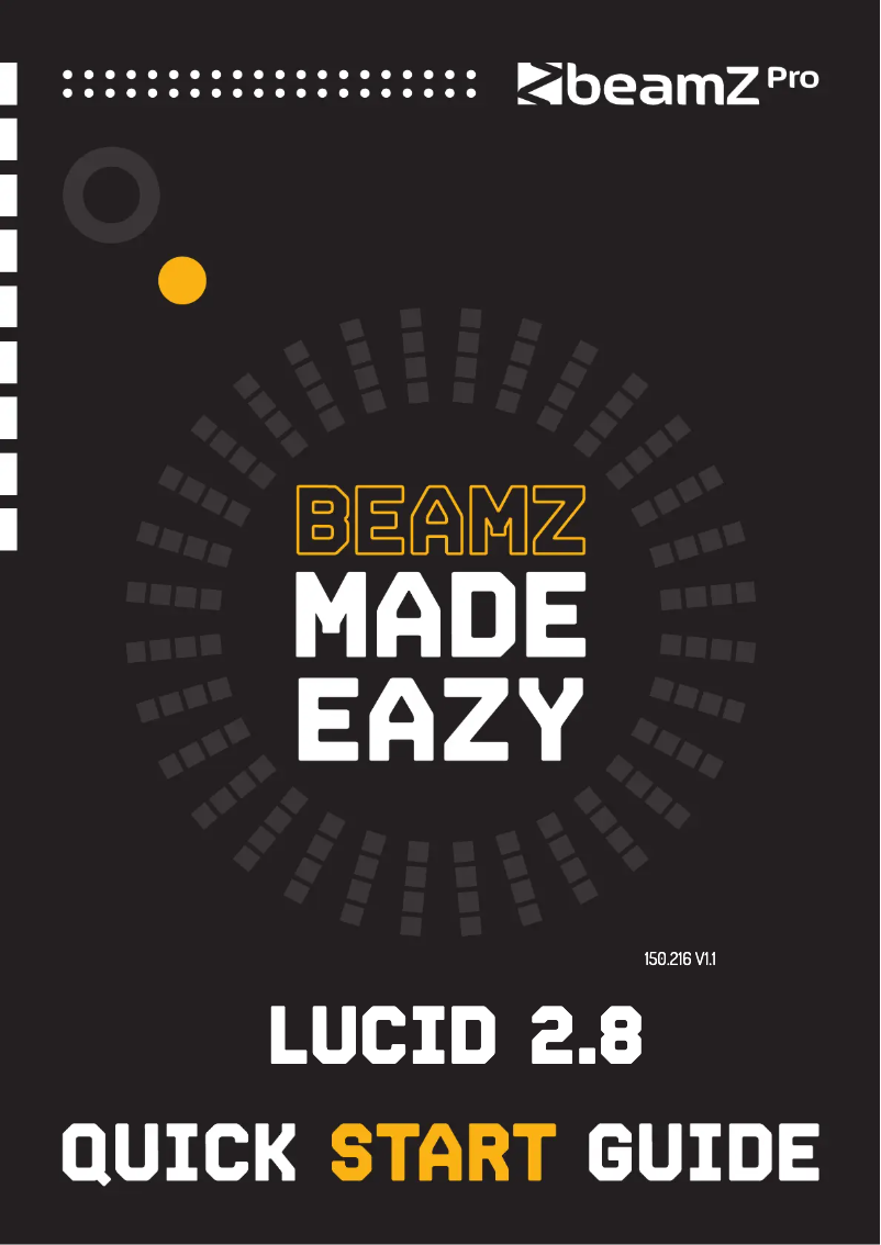 First page image of the manual for LUCID 2.8