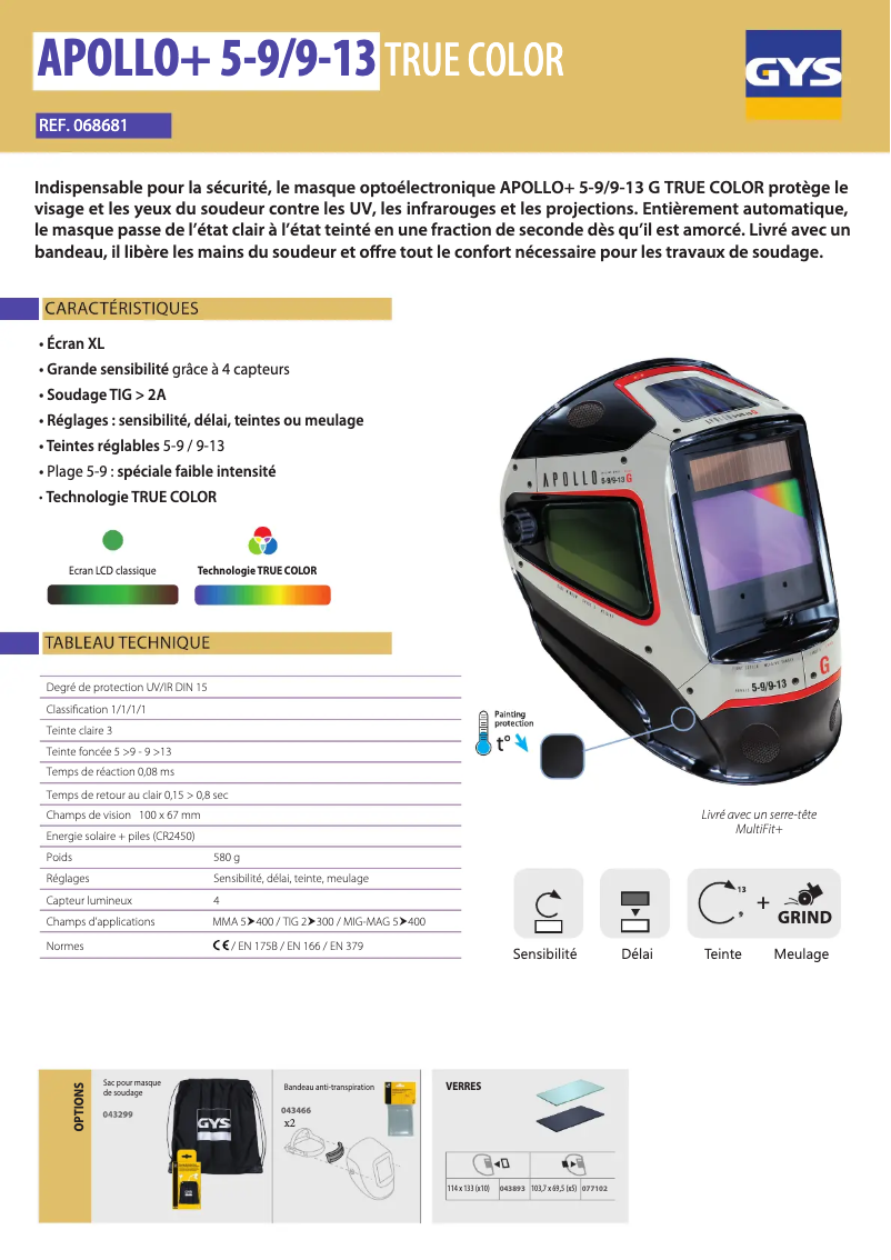 First page image of the manual for LCD Apollo+ 5/9-9/13 G