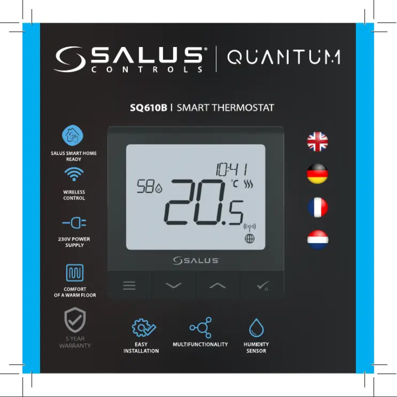 First page image of the manual for SQ610B