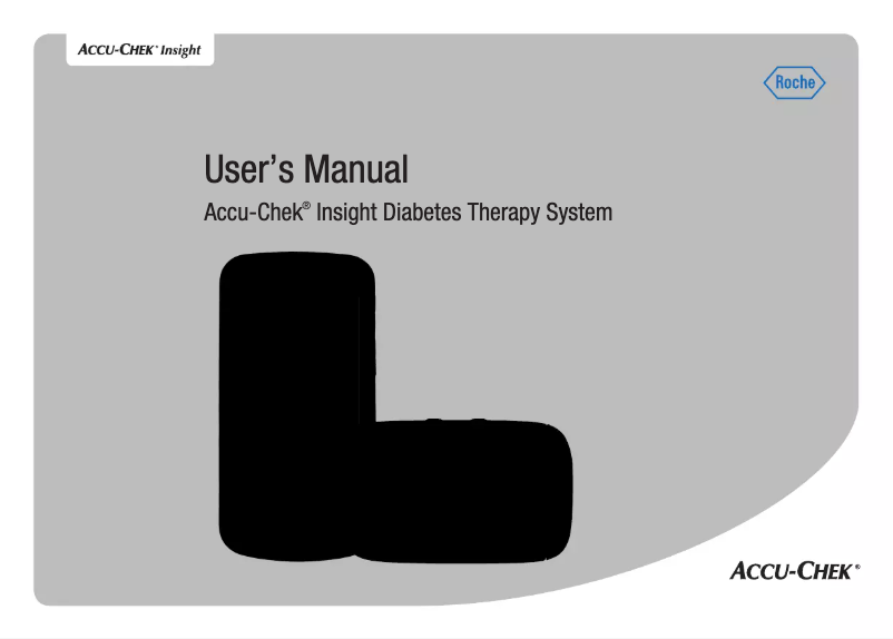 First page image of the manual for Insight Diabetes Therapy System