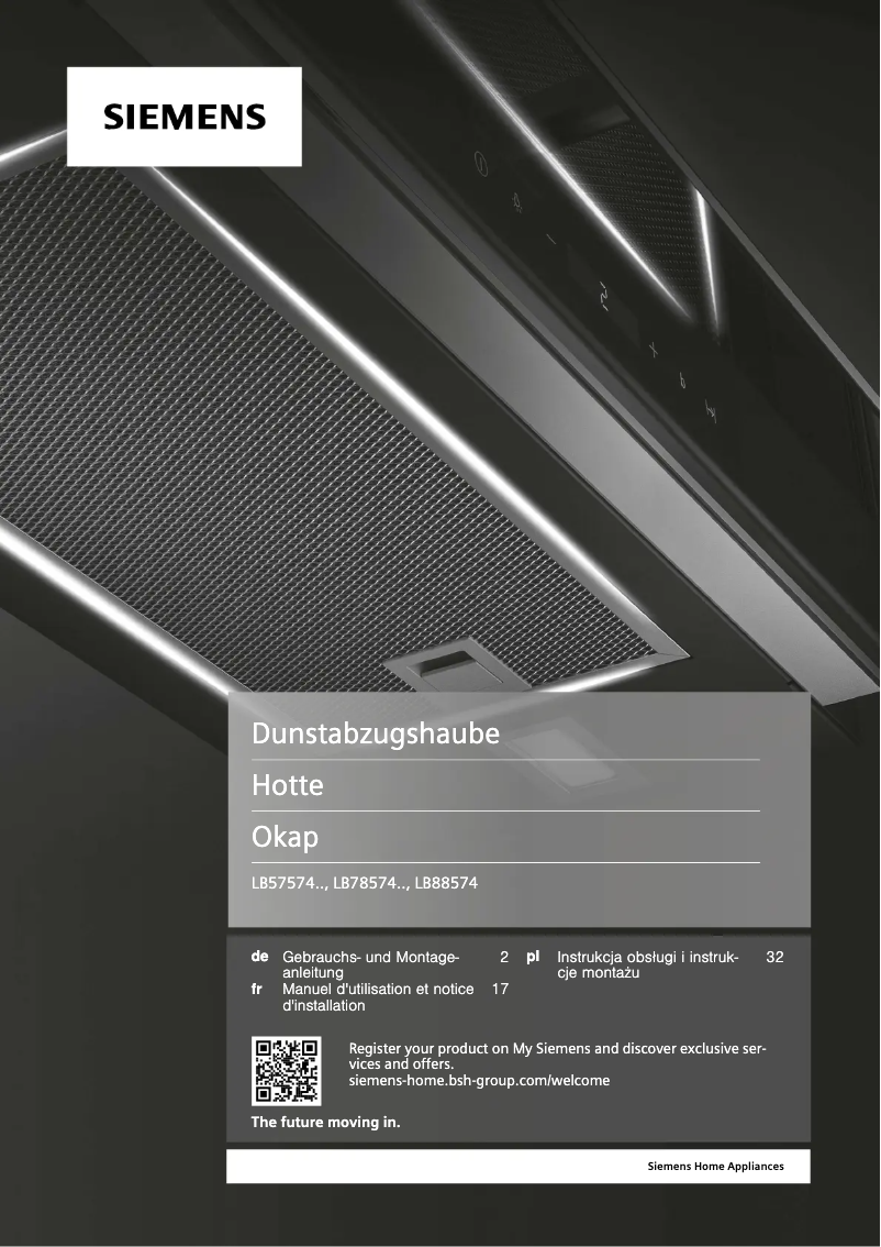 First page image of the manual for LB78574