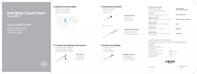 Image de la première page du manuel de l'appareil 3030 LT