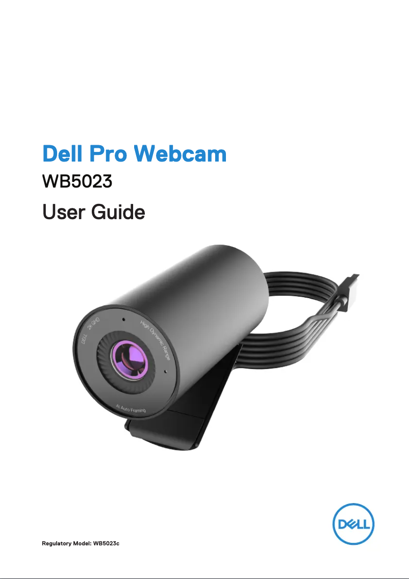 First page image of the manual for WB5023