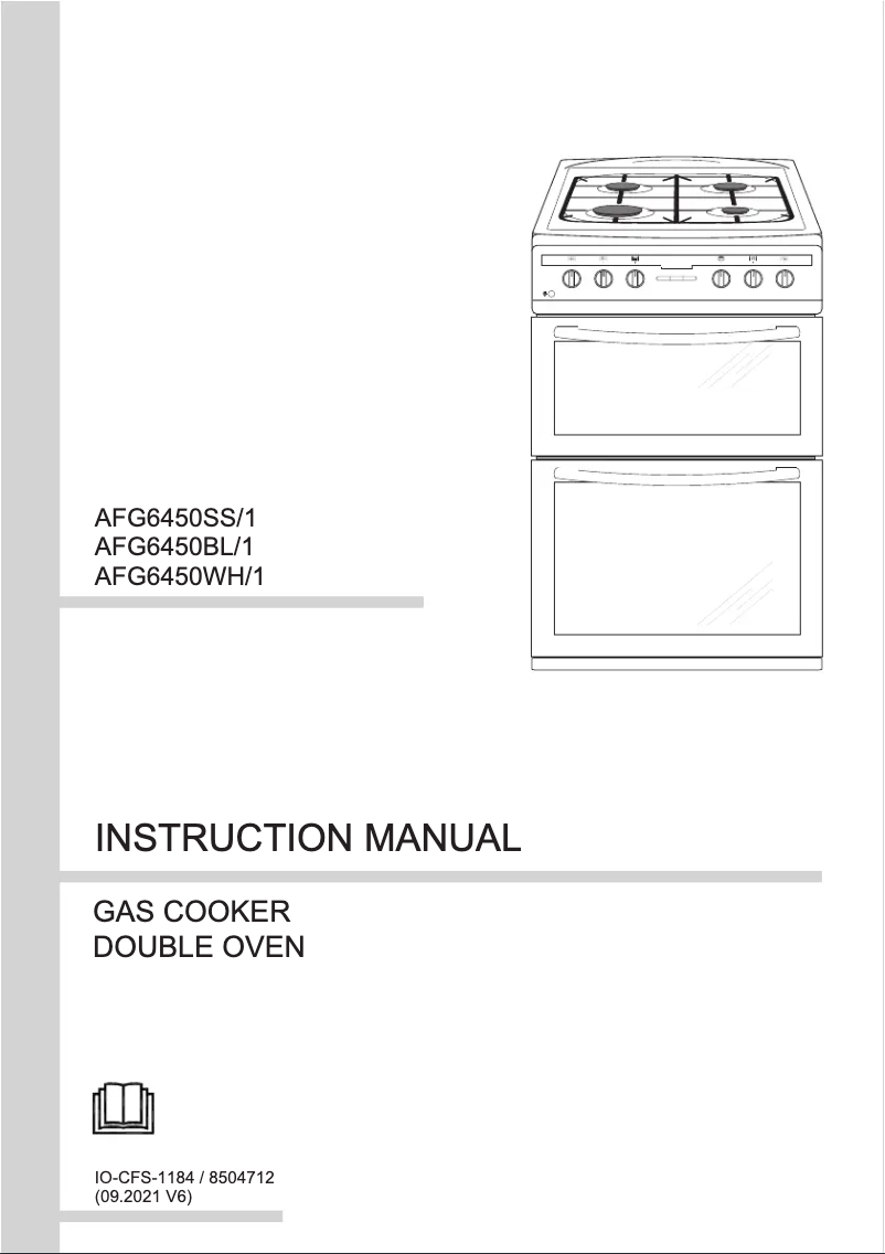 First page image of the manual for AFG6450BL
