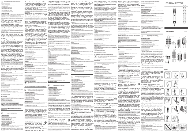 First page image of the manual for Express Style CF635L