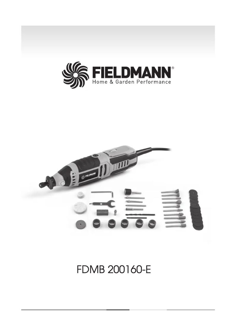 First page image of the manual for FDMB 200160-E