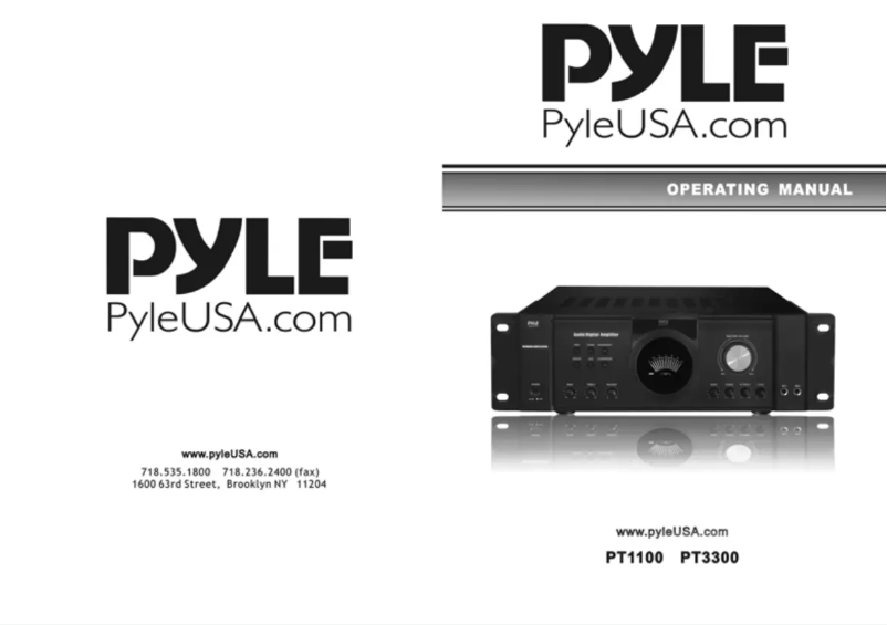 First page image of the manual for PT1100