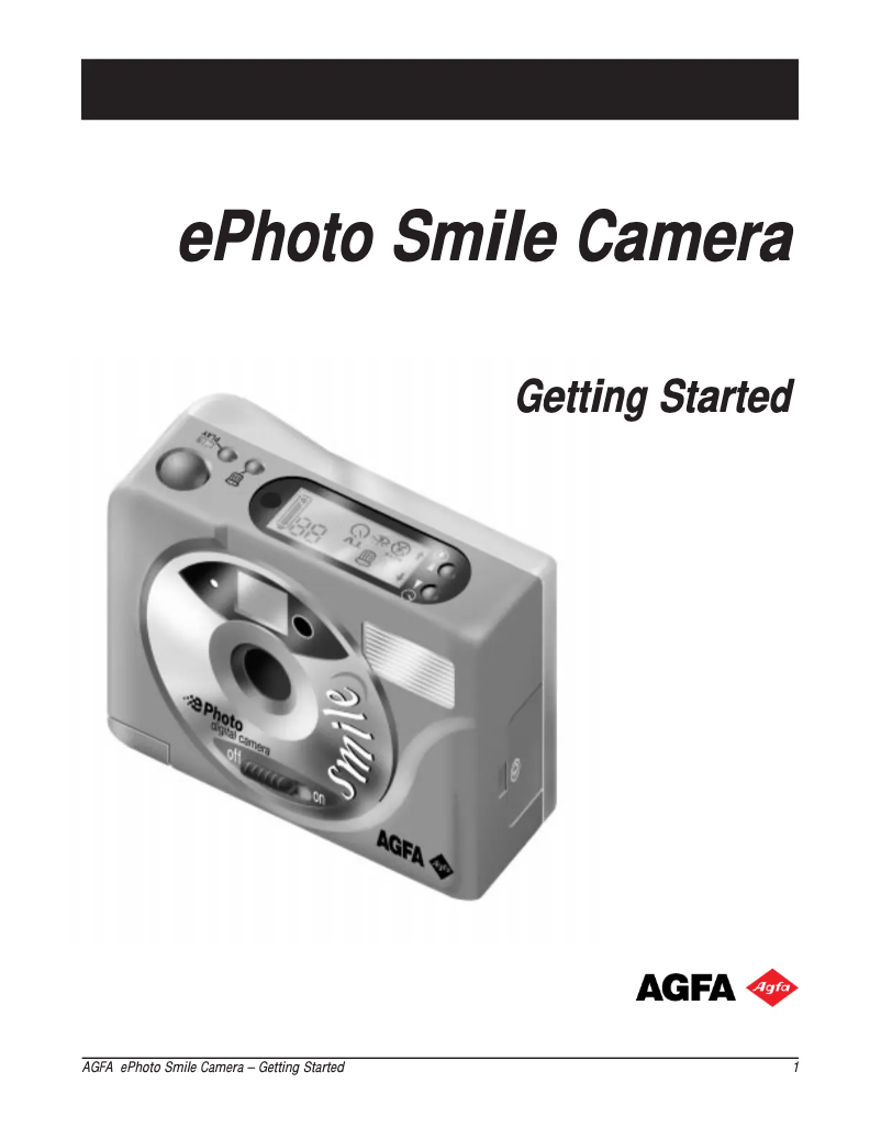 First page image of the manual for ePhoto Smile