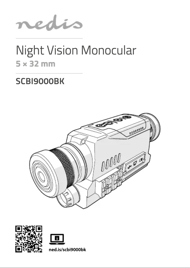 Page 1 of the manual User Manual Nedis SCBI9000BK