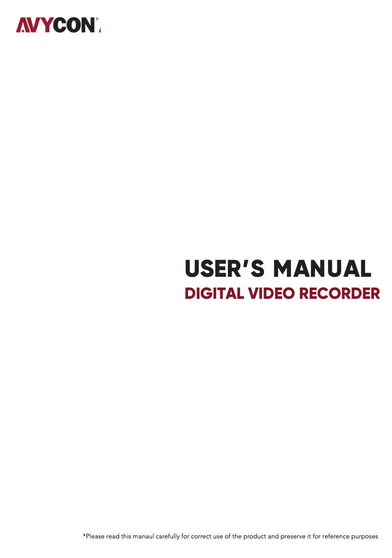 First page image of the manual for AVR-TS504A