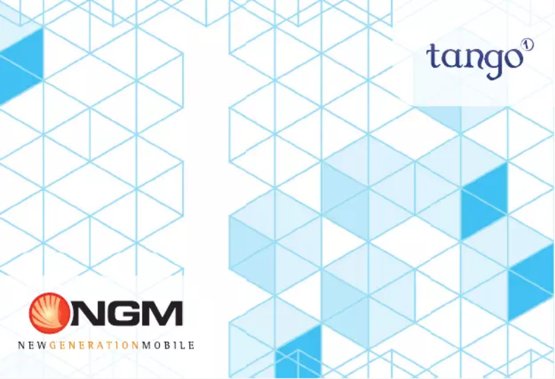 First page image of the manual for TANGO 1