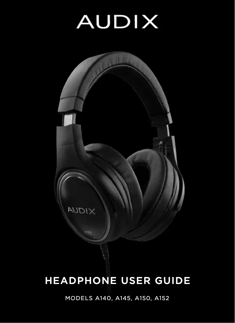 First page image of the manual for A150