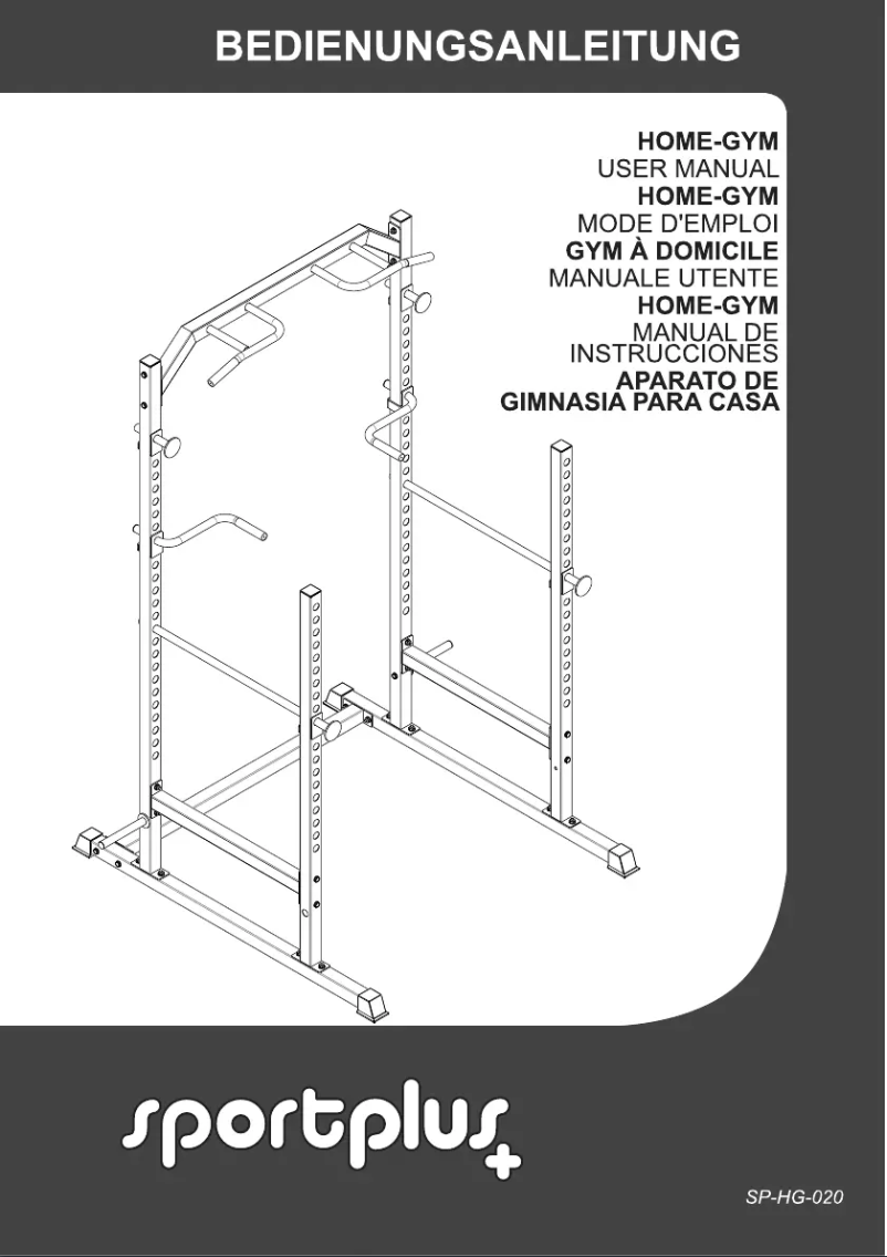 Page 1 of the manual User Manual SportPlus SP-HG-020