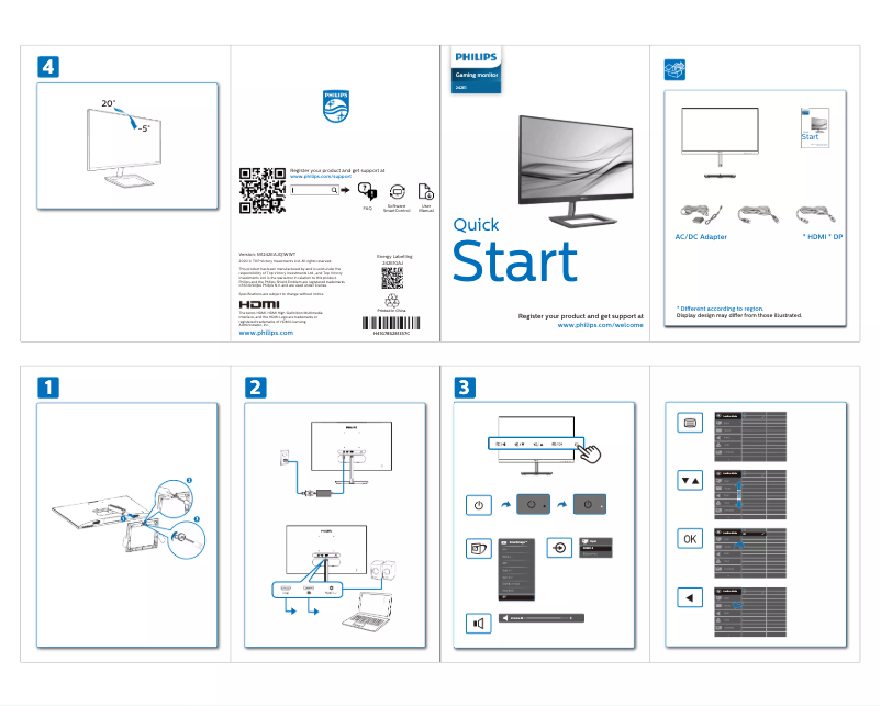 First page image of the manual for E Line 242E1GAJ