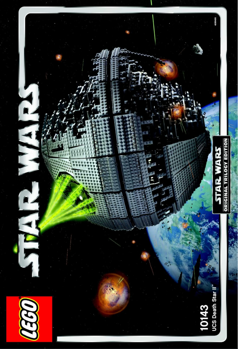 First page image of the manual for UCS Death Star II
