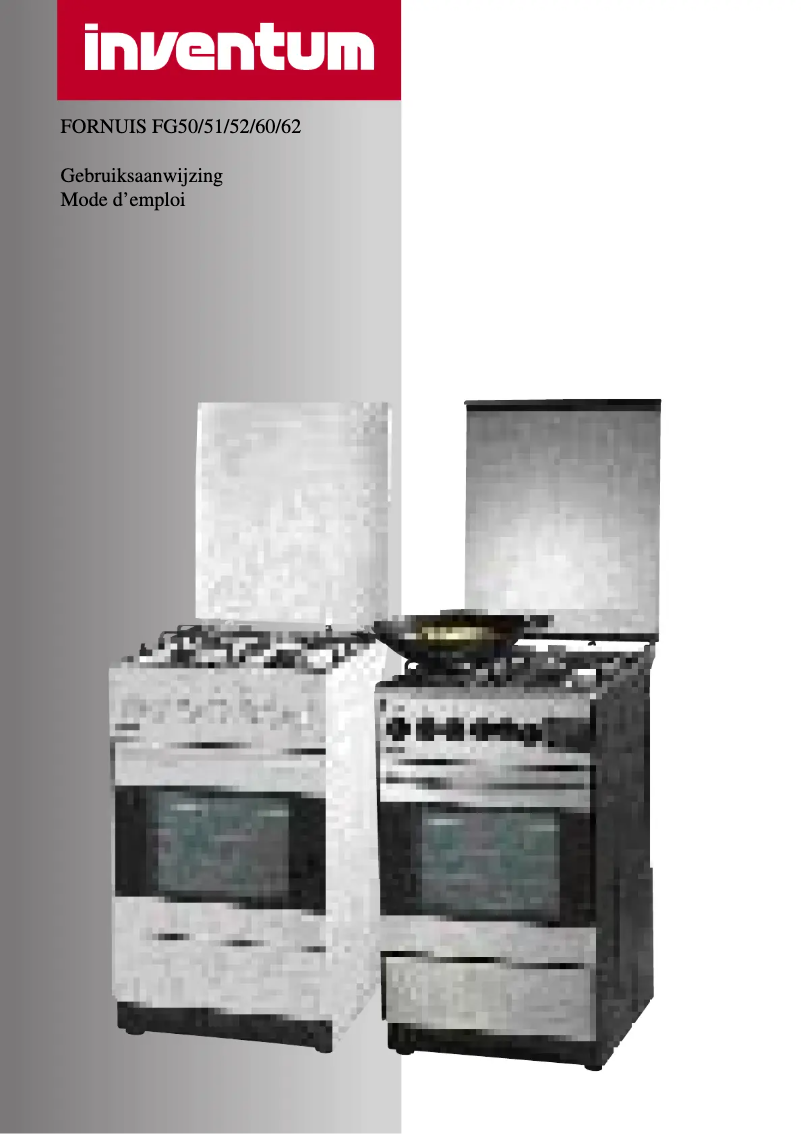 First page image of the manual for FG50