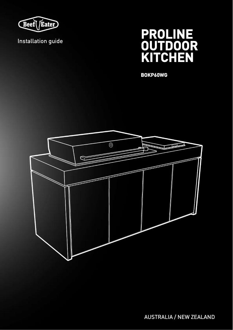 Page 1 of the manual User Manual BeefEater Proline BOKP60WG