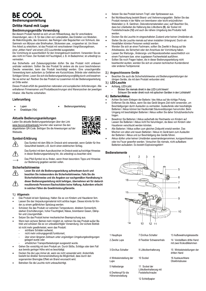 Image de la première page du manuel de l'appareil BC23LLDH