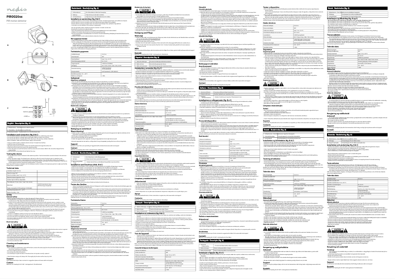 First page image of the manual for PIROO20WT