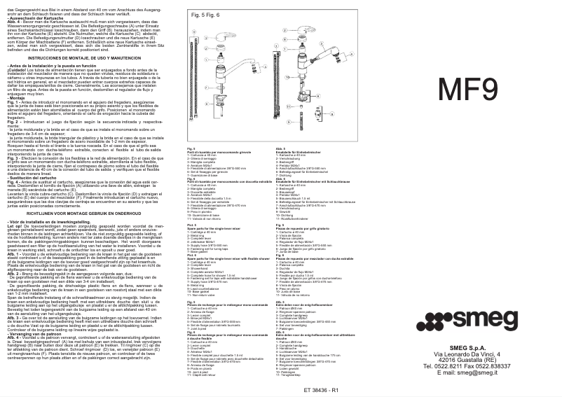 First page image of the manual for MF9P2