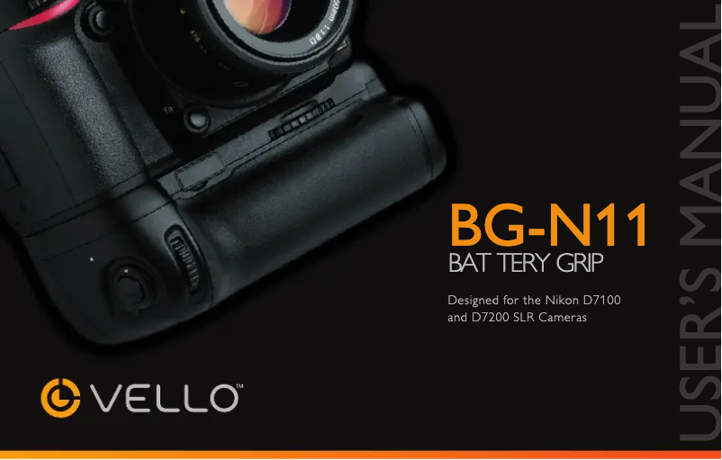 First page image of the manual for BG-N11