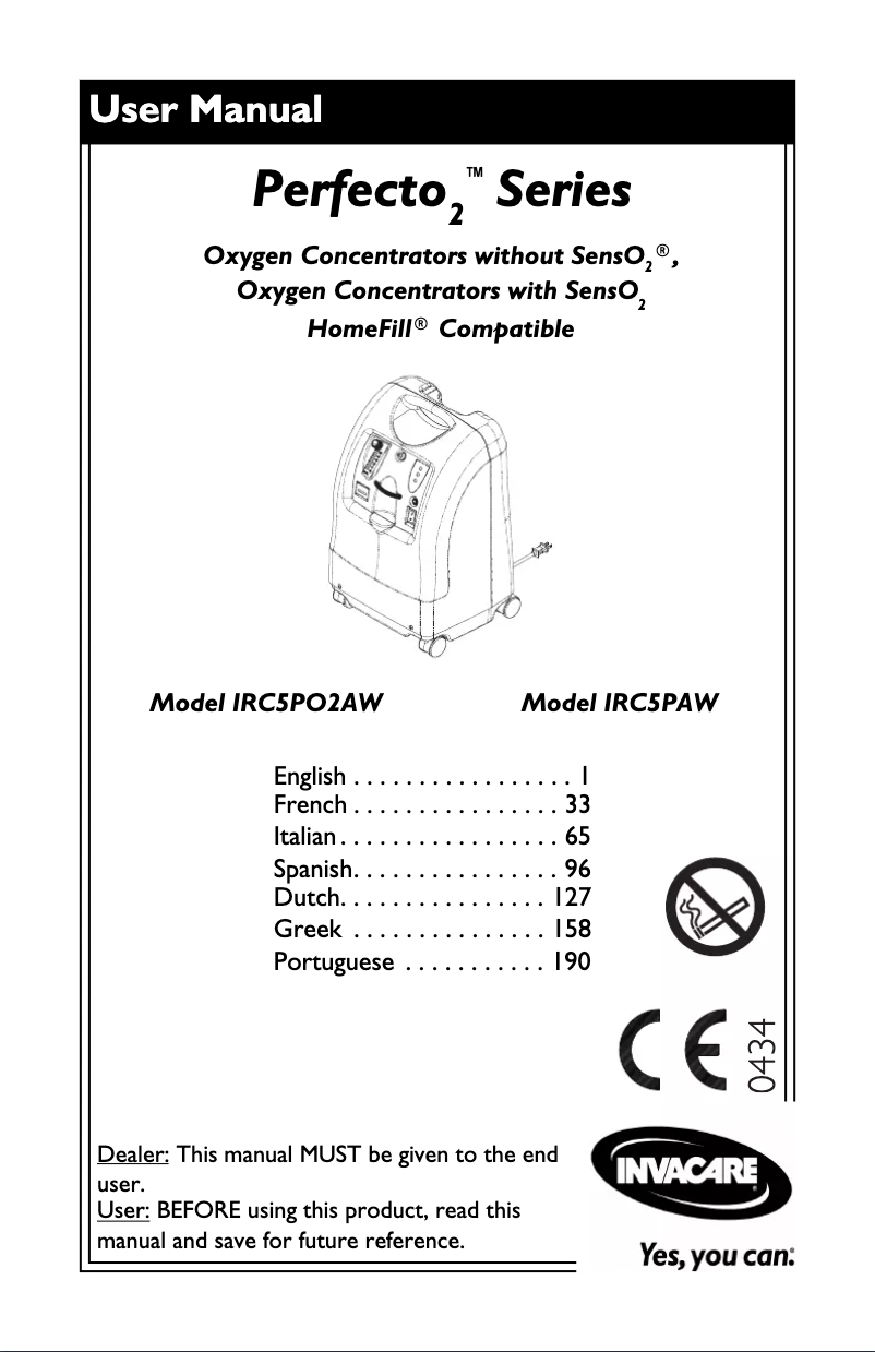First page image of the manual for Perfecto IRC5PAW