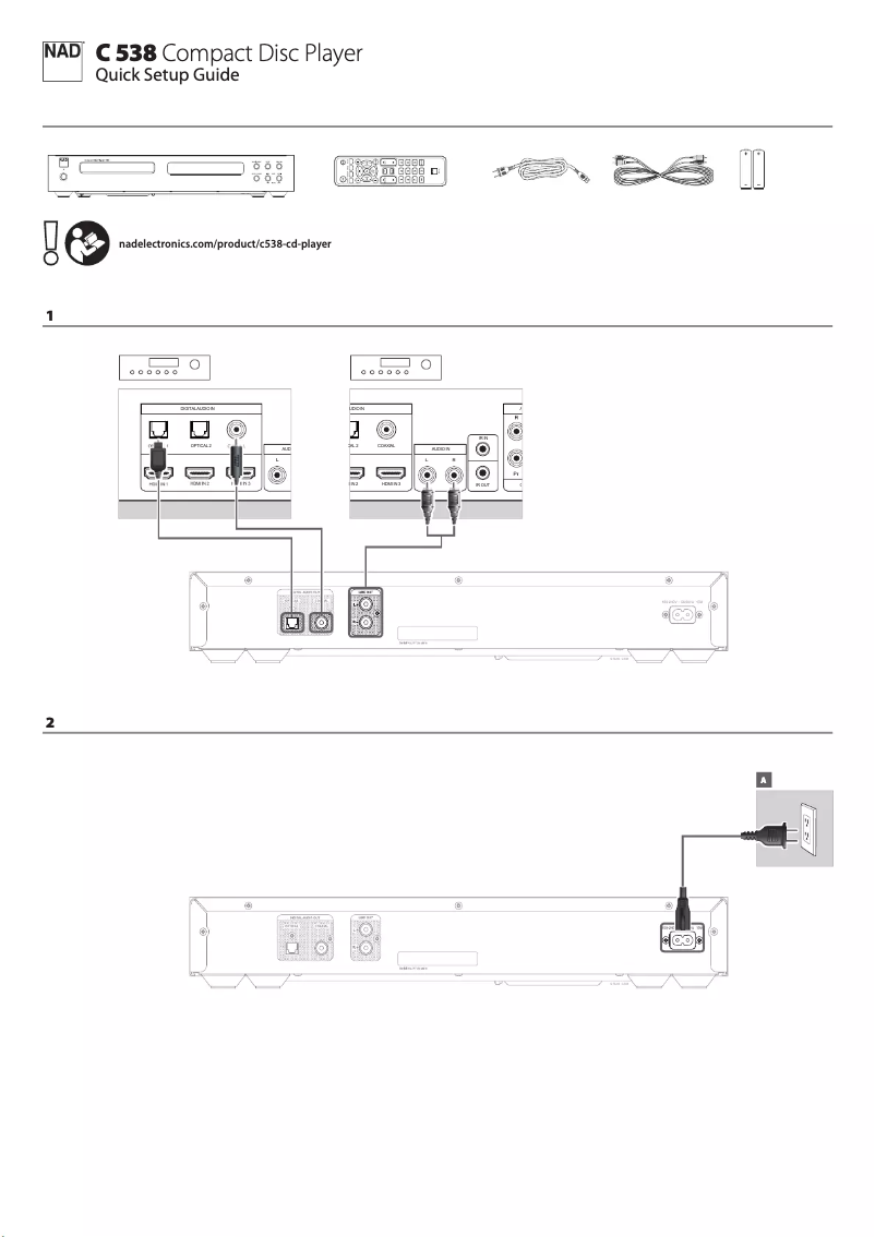 First page image of the manual for C 538