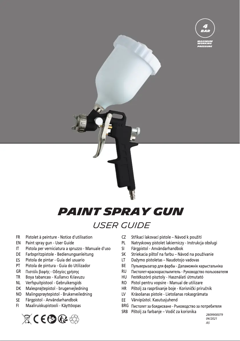 Page 1 of the manual User Manual Abac G-540F