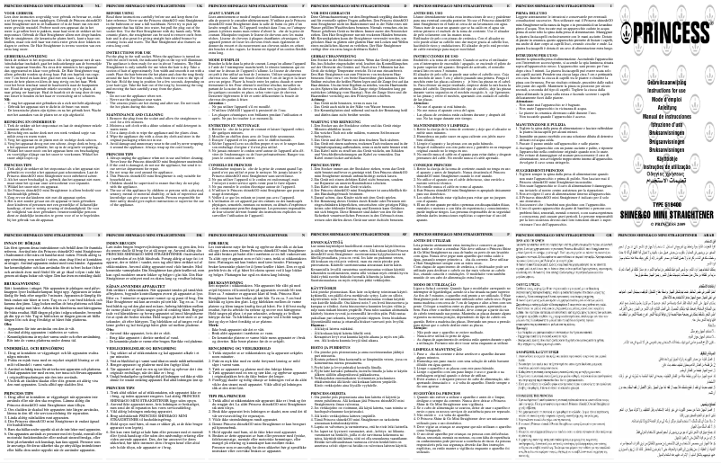 First page image of the manual for 519400 shine and GO mini