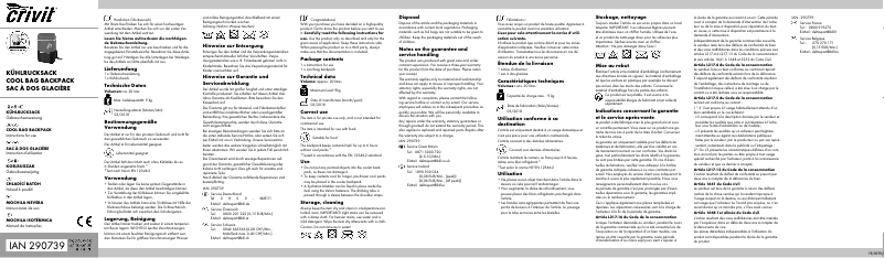Page 1 of the manual User Manual Crivit KR-4913