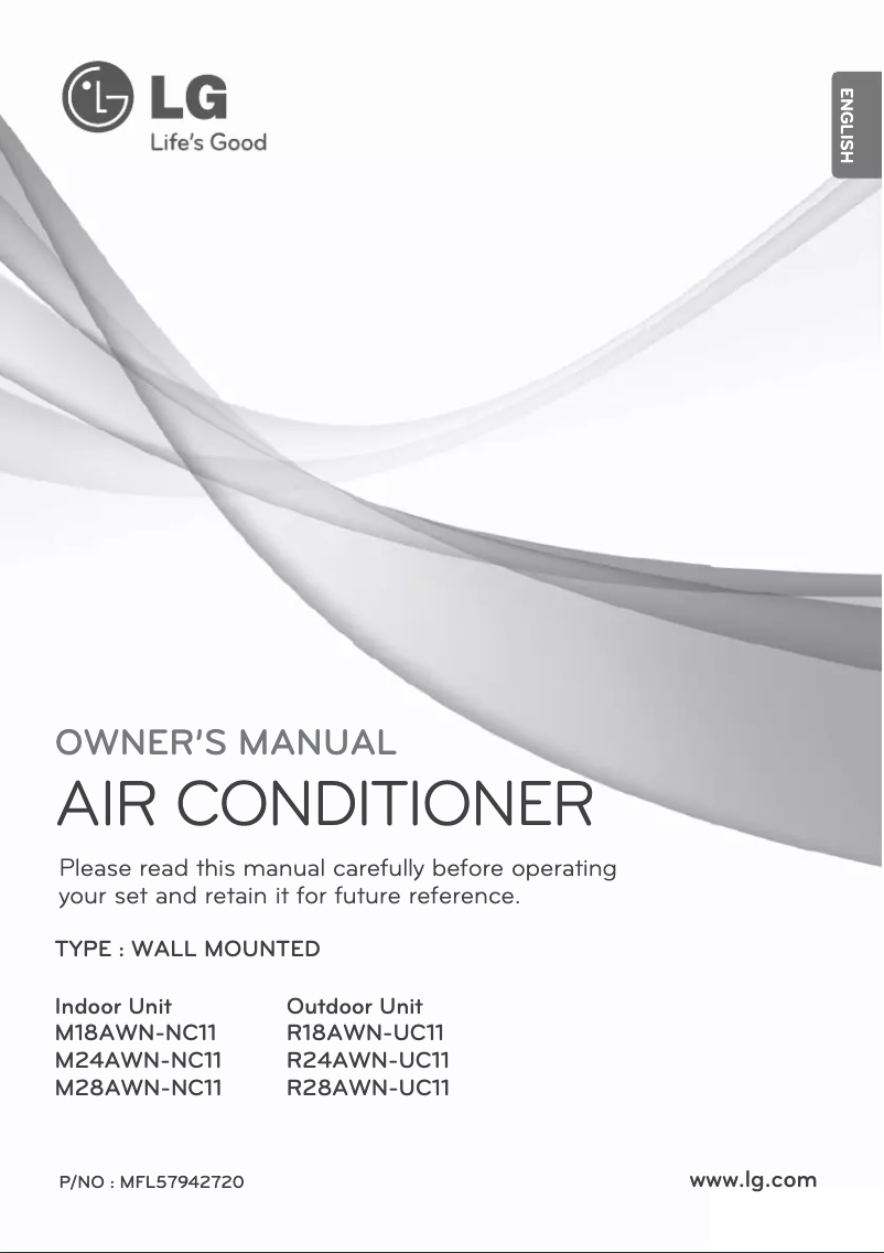 Page 1 of the manual User Manual LG M28AWN-NC11