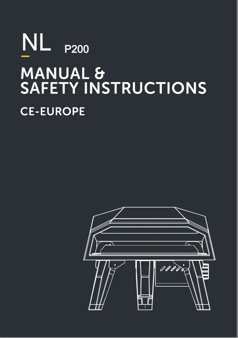 First page image of the manual for NL-P200