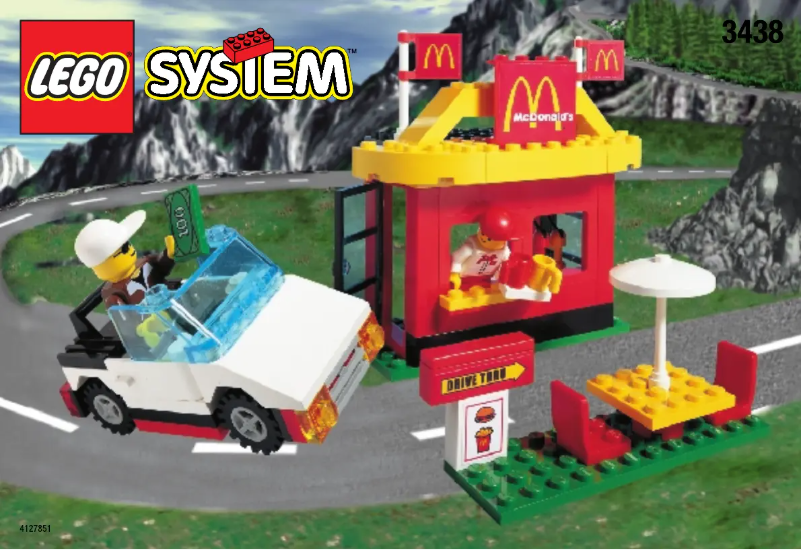 Page 1 of the manual User Manual Lego MC DONALD'S RESTAURANT