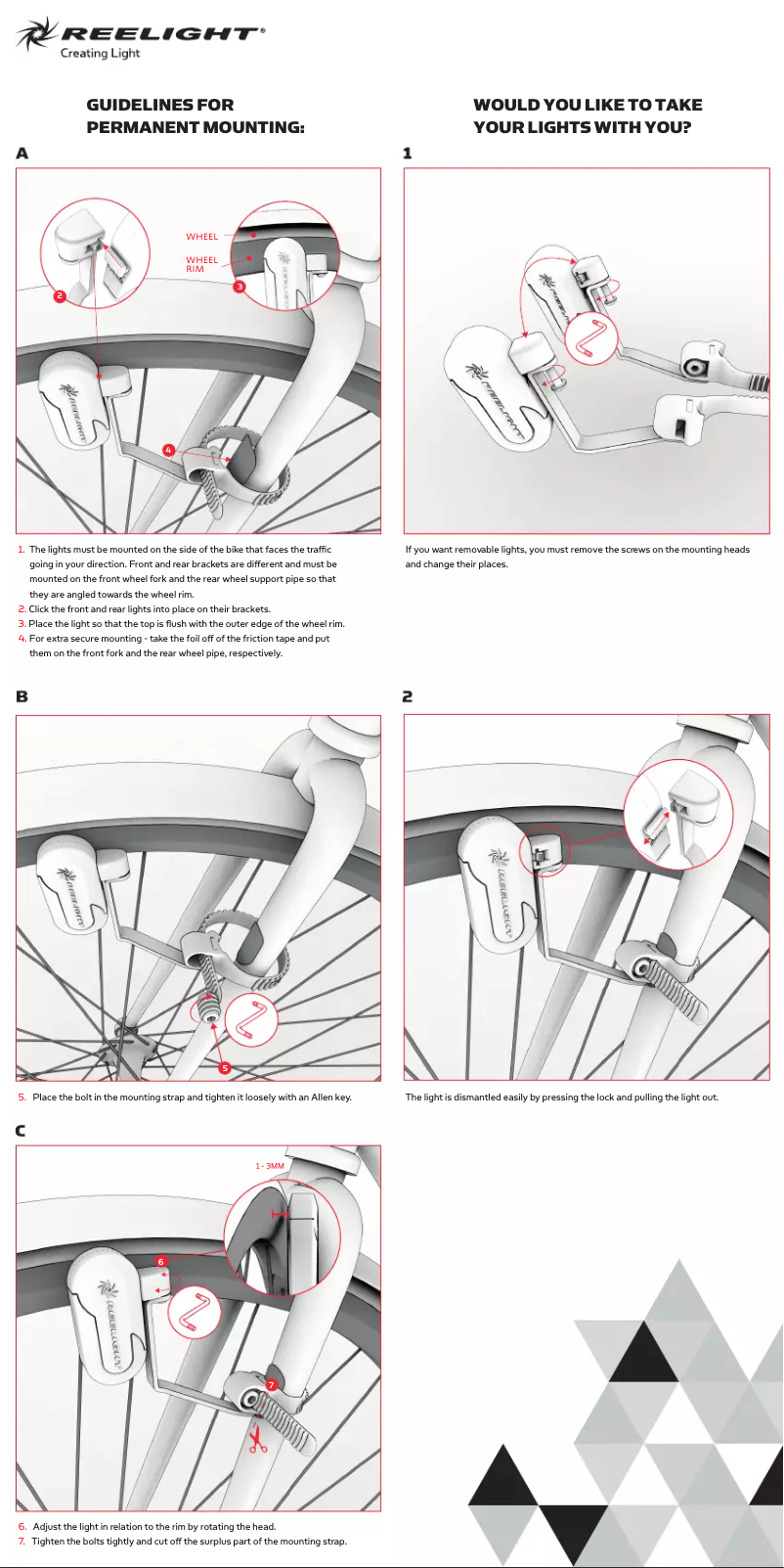 Page 1 of the manual User Manual Reelight CITY Supreme