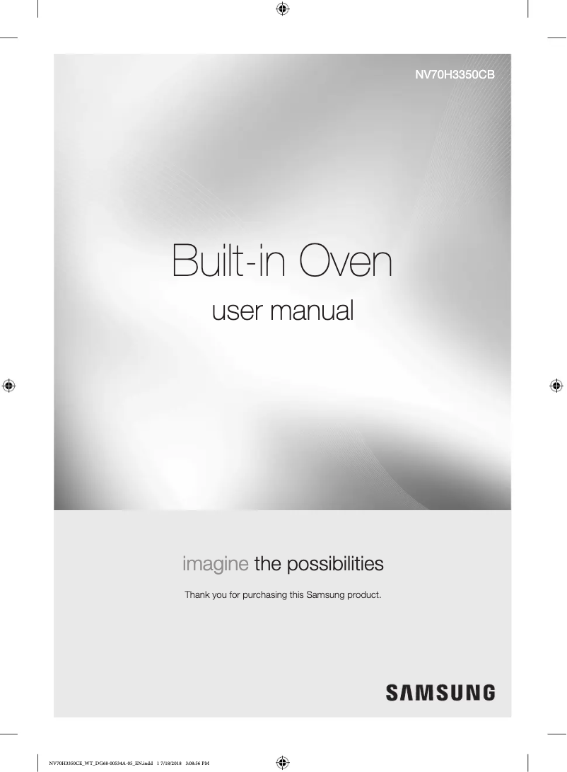 Page 1 of the manual User Manual Samsung NV70H3350CE