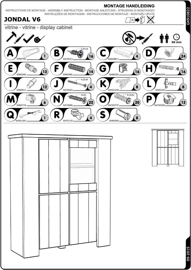 Image de la première page du manuel de l'appareil Jondal