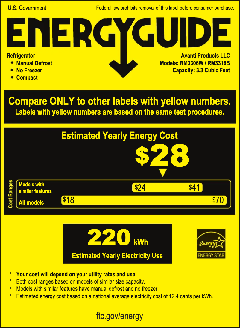 First page image of the manual for RM32J0W