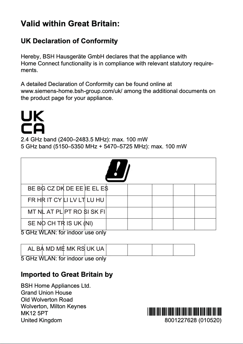 First page image of the manual for SN25ZW49CE