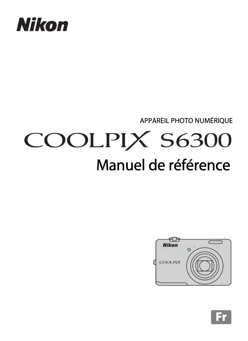 First page image of the manual for Coolpix S6300