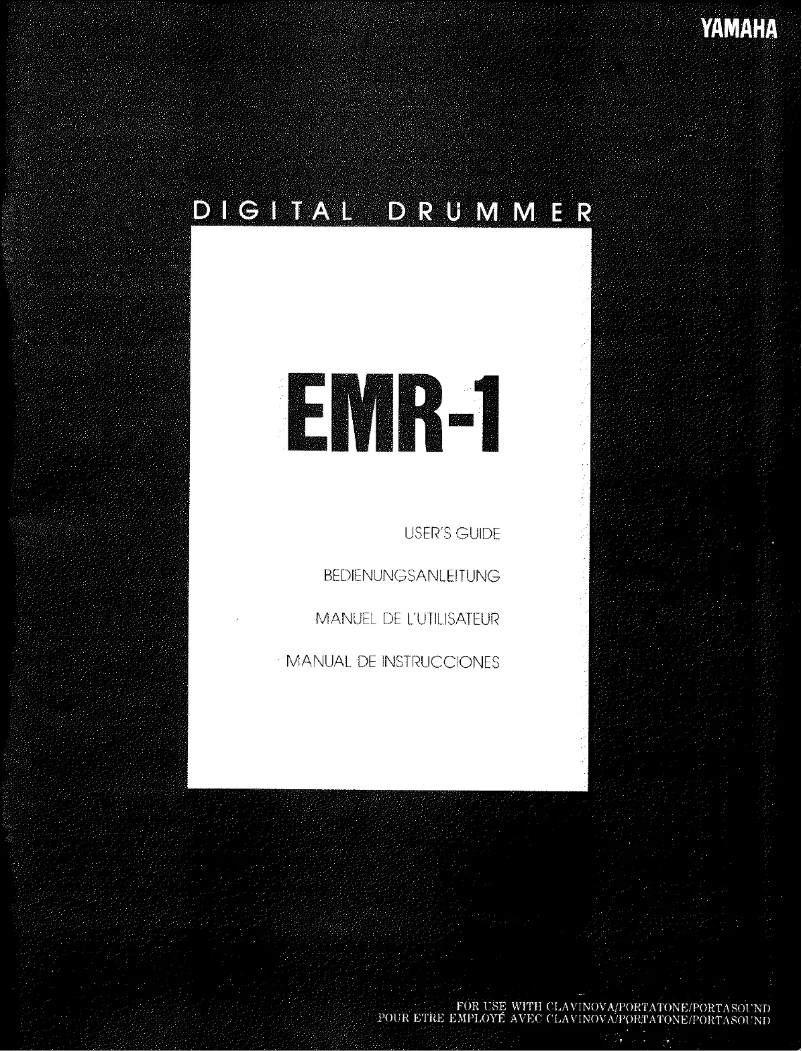 Page 1 of the manual User Manual Yamaha EMR-1