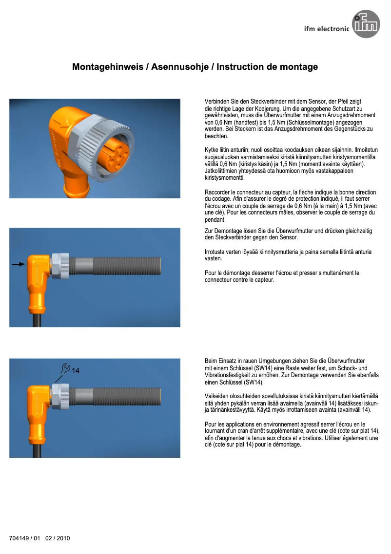 First page image of the manual for EVF532