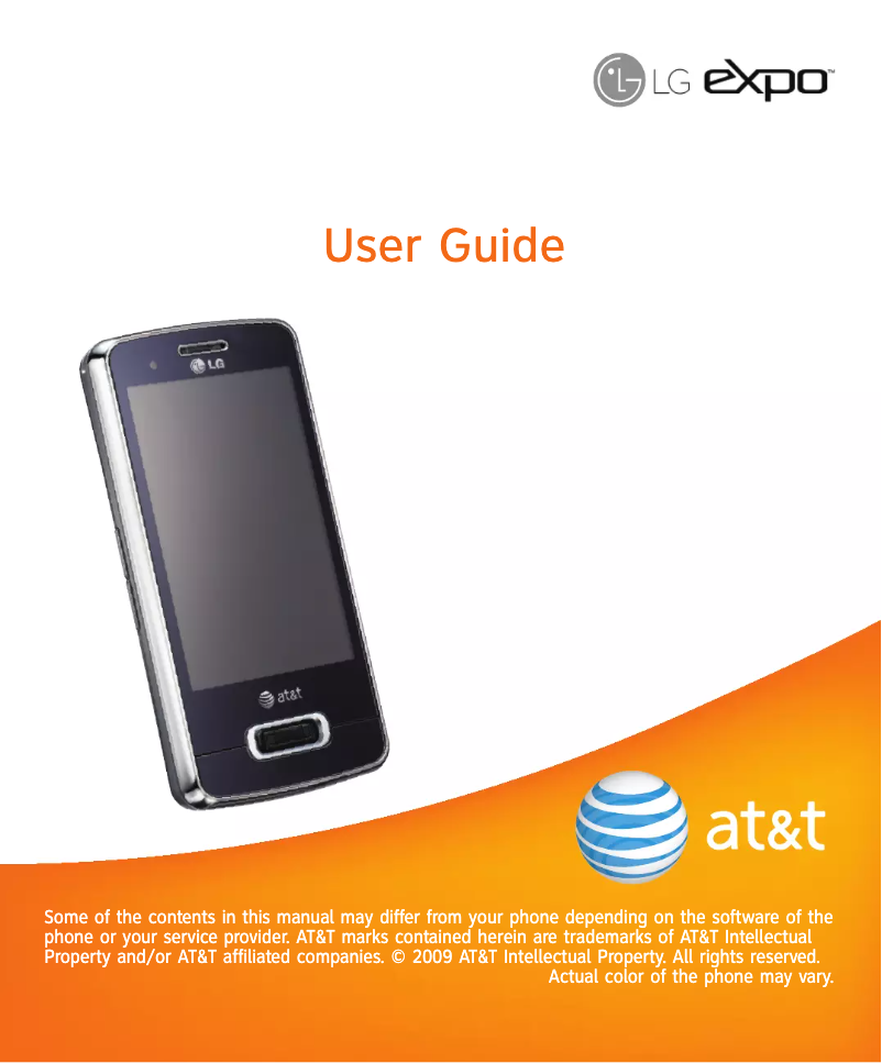 First page image of the manual for eXpo