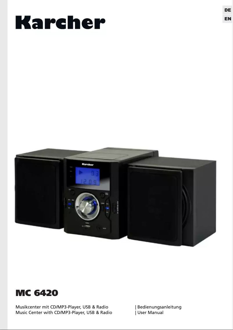 First page image of the manual for MC 6420