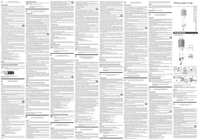 First page image of the manual for Volumizer CF6130