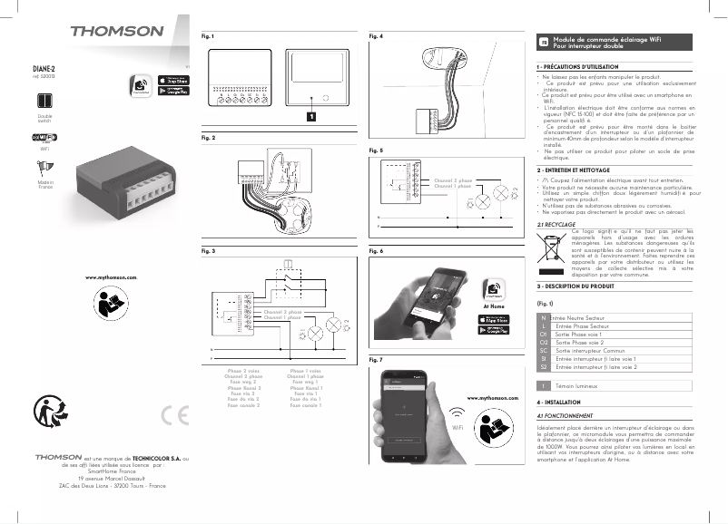 First page image of the manual for DIANE 2 520013