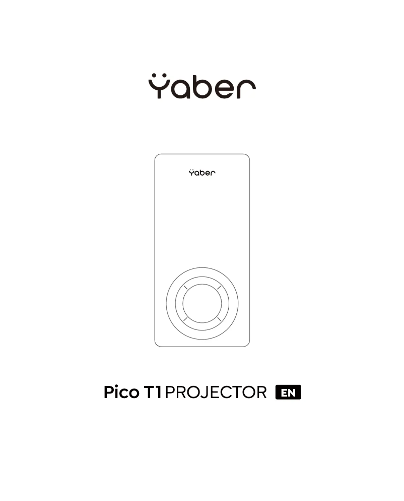 Page 1 of the manual User Manual Yaber Pico T1