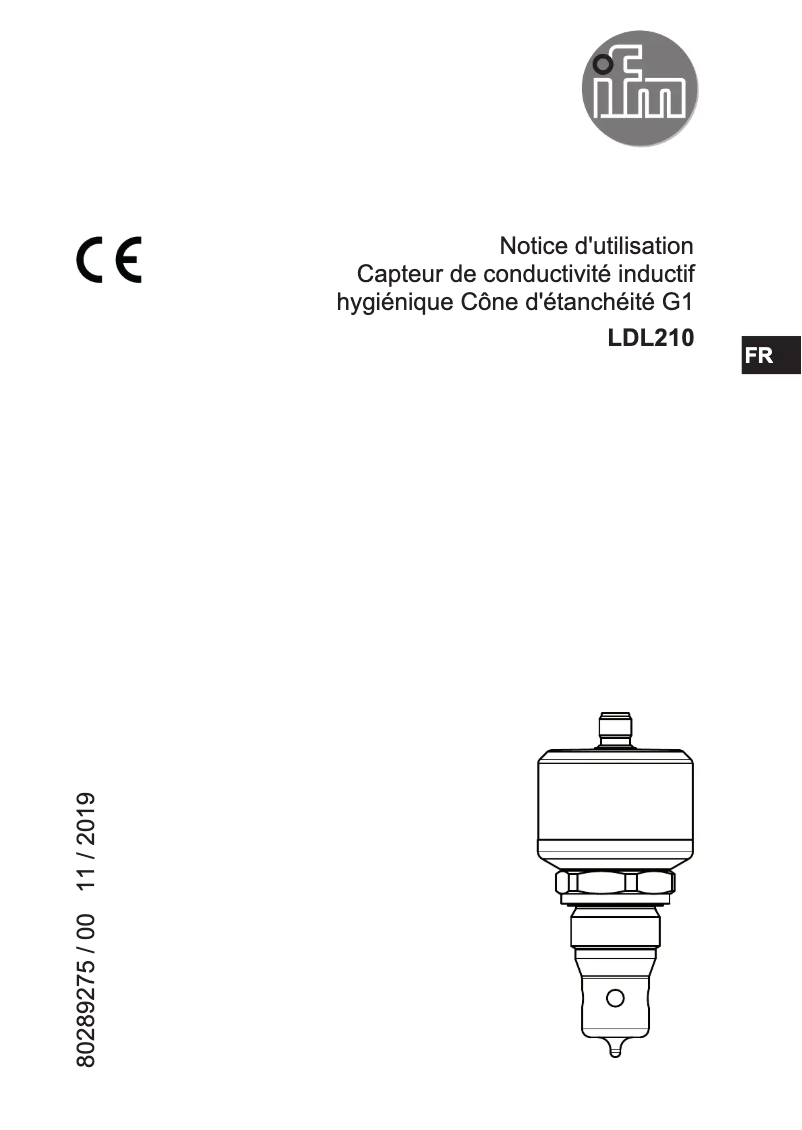 First page image of the manual for LDL210