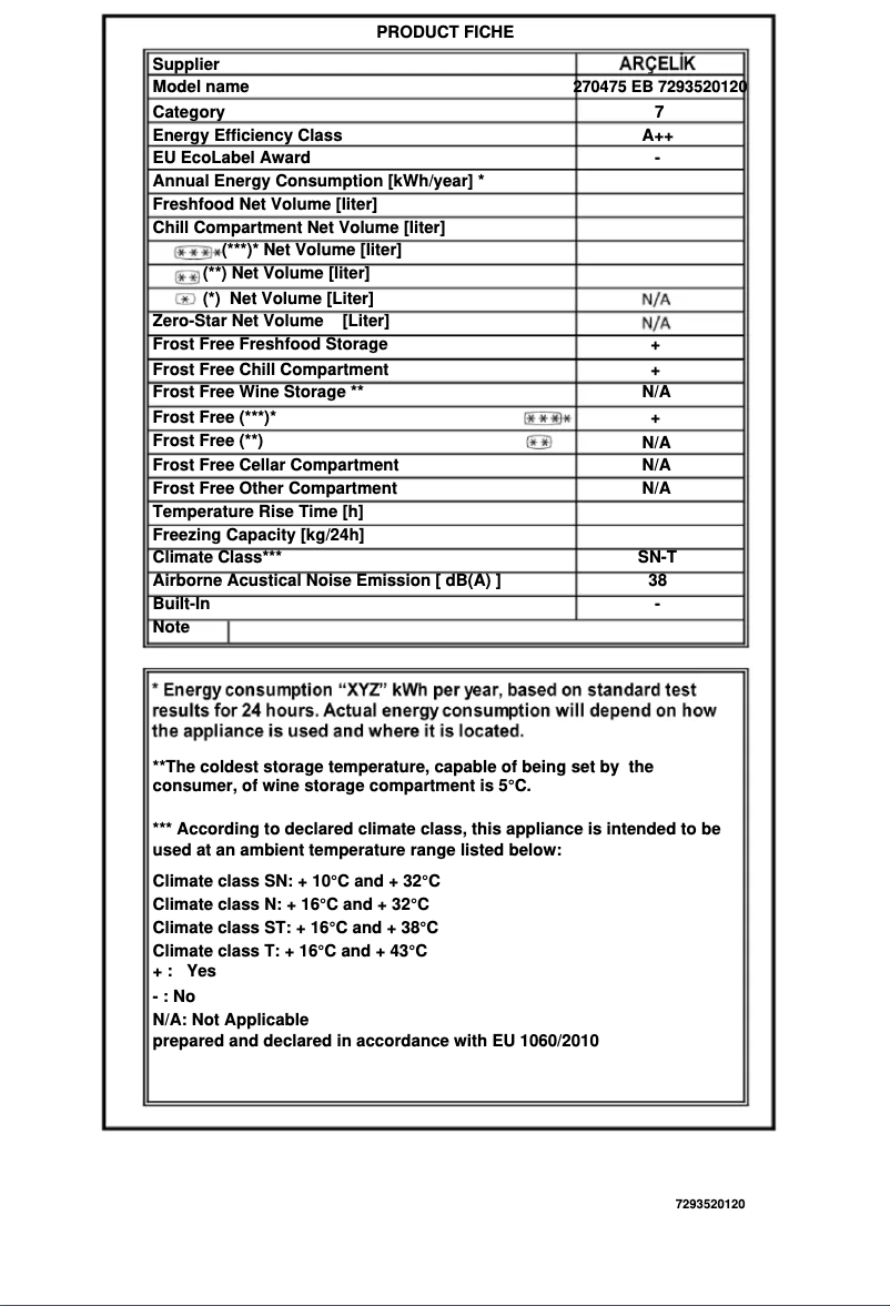 First page image of the manual for 270475 EB
