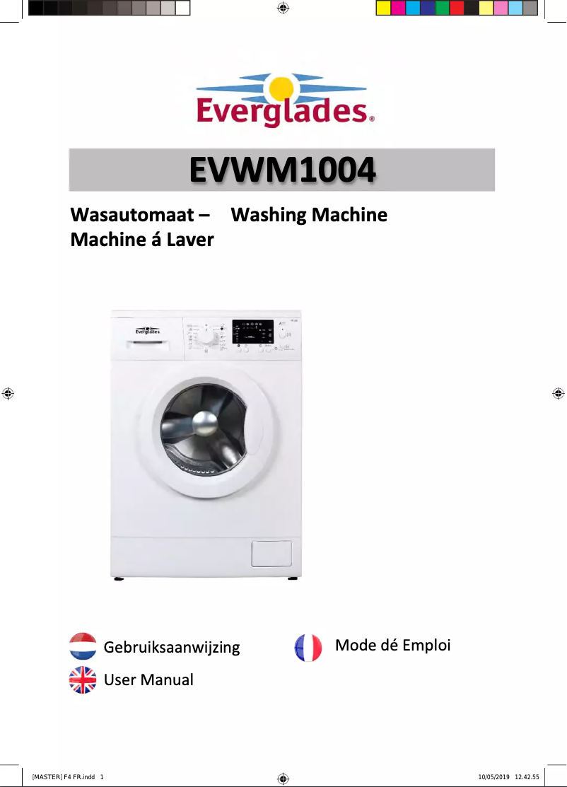 Page 1 of the manual User Manual Everglades EVWM1004