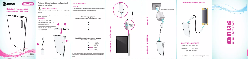 First page image of the manual for MOV-1055
